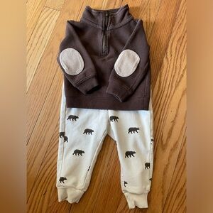 Sweatshirt and pant set